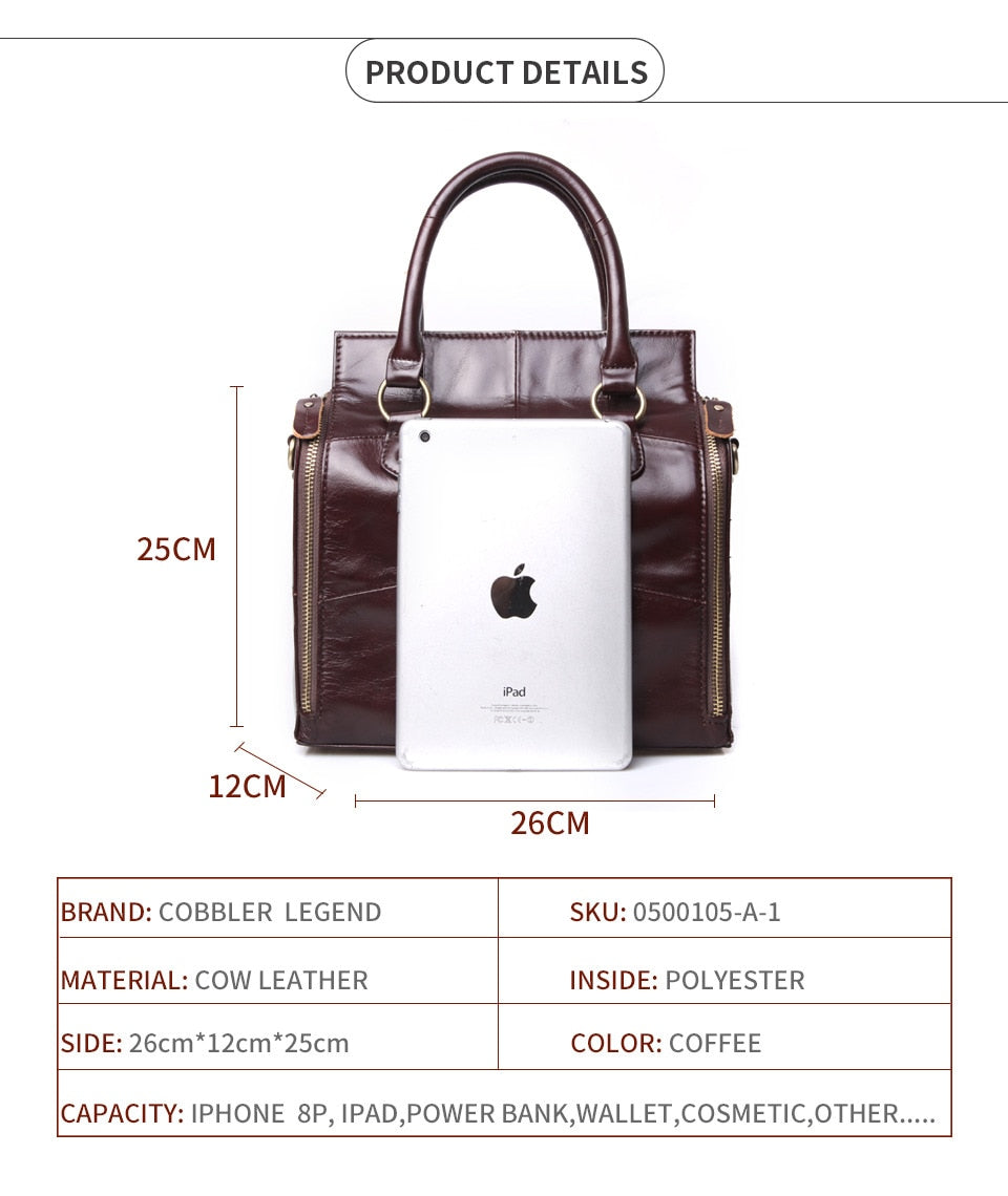 Multifunction Large Soft Handbag Genuine Leather Shoulder Crossbody Bag for Women 2019 Ladies Luxury Tote