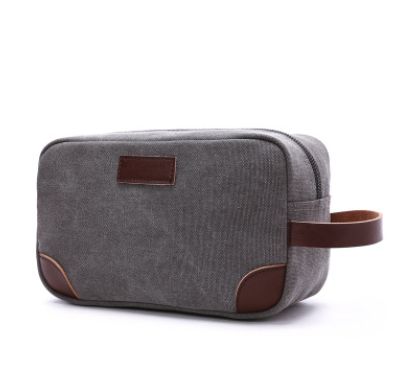 2019 Canvas Bag Toiletry Organizer Shaving Dopp Kit Travel Cosmetic Makeup Men Handbag Casual Zipper Wash Cases Women