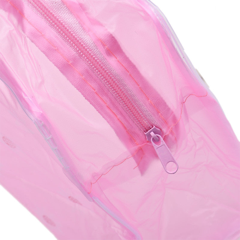 1 pc Floral Portable Transparent Cosmetic Pouch and Organizer Bag