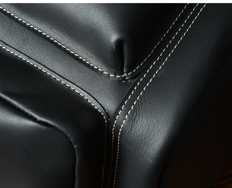 Retro Genuine Leather Men's Backpack Large Capacity Laptop Bag School Backpack Male Shoulder Bags Brown Leather Travel Backpacks