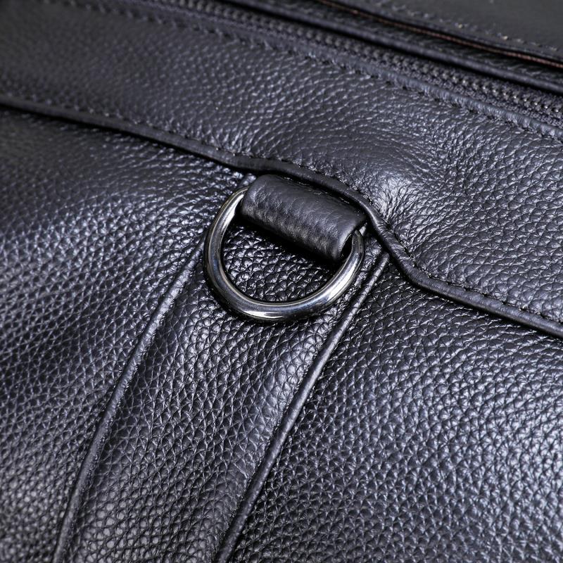 Large Men's Genuine Leather Handbag for Men Business Travel Messenger Bag 14 Inch Laptop Shoulder Bag Male Briefcase