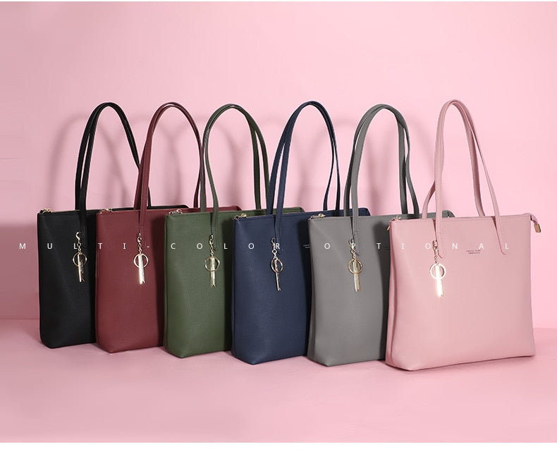 Large Capacity Women Handbag Ladies Top-Handle Totes Shoulder Female Casual Tote Shopping Sac Big Travelling Bag