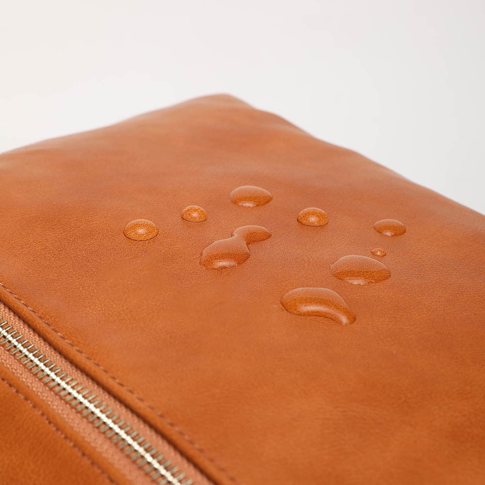 Baby Diaper Bag Backpack Solid PU Leather Mummy Maternity Bag Large Capacity Travel Back Pack Stroller Bags with Changing Pad