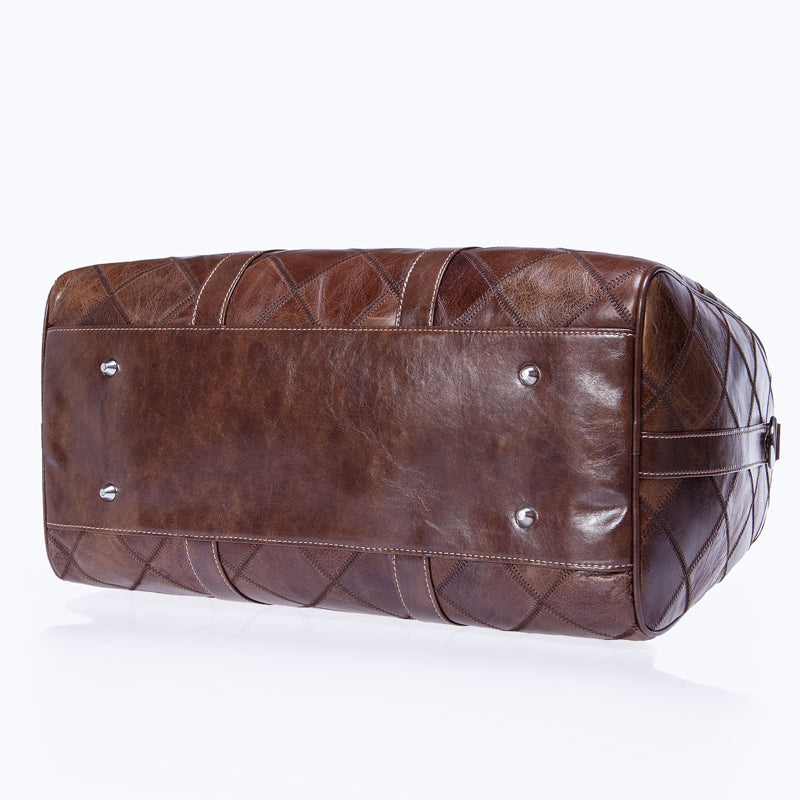 Travel Bag for Luggage Genuine Leather Duffle Suitcase Carry on Big Weekend